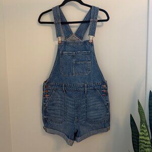 American Eagle | Tomgirl Shortall Denim Overalls | Women’s Medium
